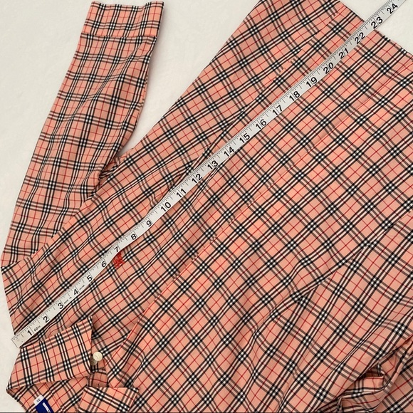 Burberry pink check blouse - Picture 9 of 12